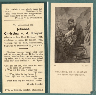 Johanna Christina van de Korput
